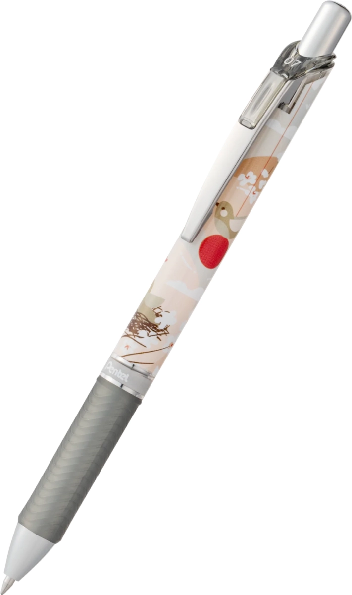 Pióro Kulkowe Pentel Energel 0,7mm Nature Birds Light Niebieski Tusz