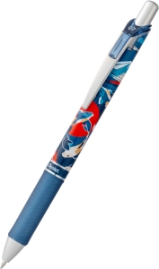 Pióro Kulkowe Pentel Energel 0,7mm Nature Koi Dark Niebieski Tusz