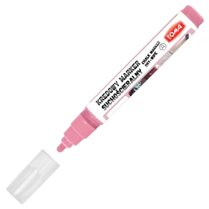 Marker Do Tablic Kredowy Toma 296 4,5mm Pastelowy Różowy Wycierany Na Sucho