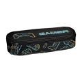 Piórnik Saszetka Jednokomorowa Z Klapką Czarny Gaming Gamer Pad Paso