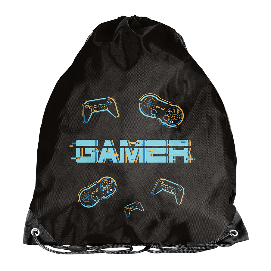 Worek Na Buty Ubranie Sportowe Gaming Paso Dla Graczy Fanów Gier 45×34 cm