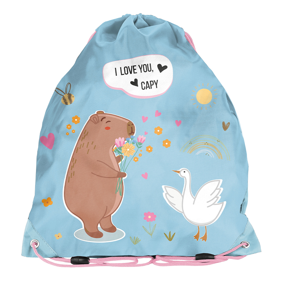 Worek Na Buty Ubranie Sportowe Kapibara Paso Dla Fanów Zwierząt 45×34 cm