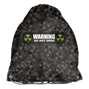 Worek Na Buty Ubranie Sportowe Alert Paso Czarny Praktyczny 45×34 cm