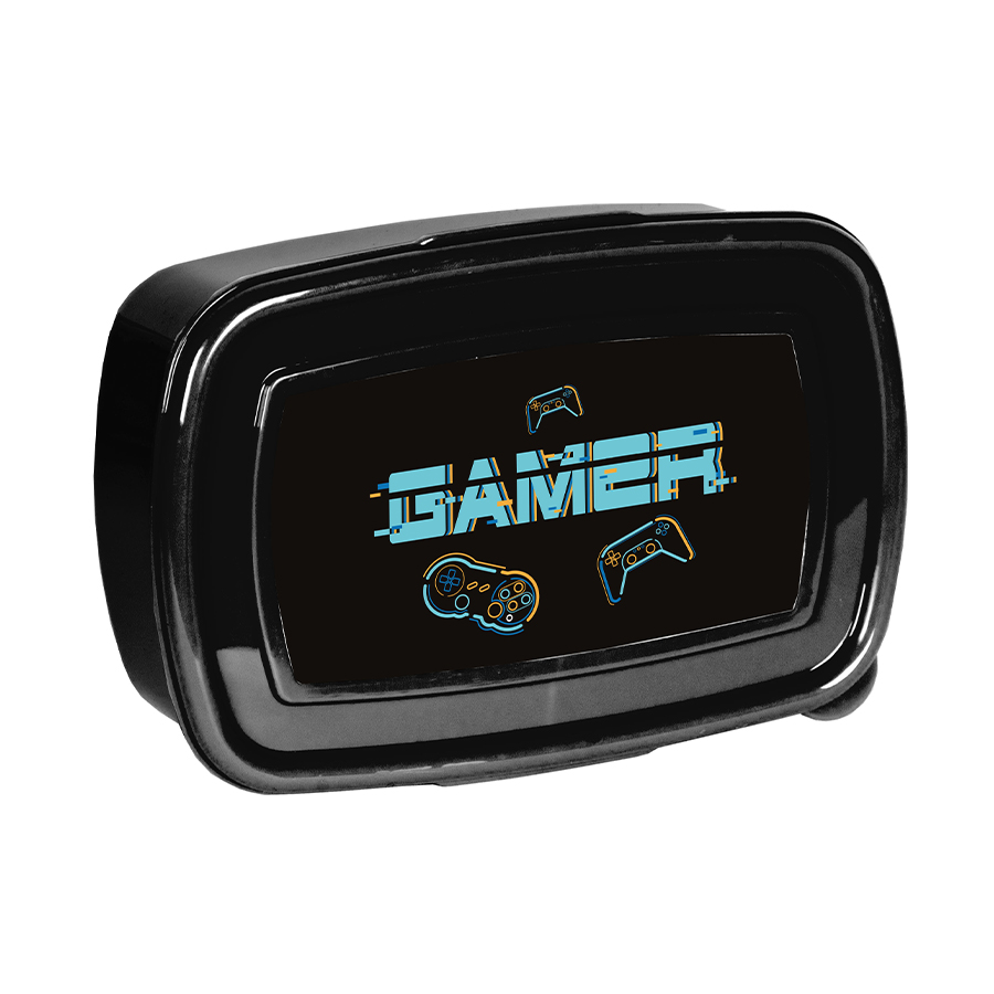 Śniadaniówka Gaming Paso 750 ml Dla Graczy Fanów Gier Szczelna Lekka