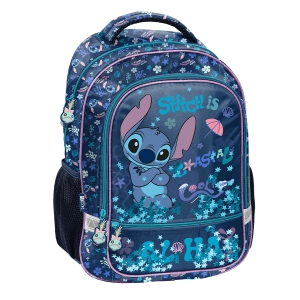 Plecak Szkolny 2 Komory Tornister Pojemny Paso Niebieski Stitch Cool