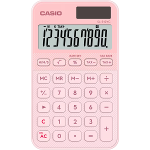 Kalkulator Biurowy Szkolny Casio SL-310YC Różowy Jasny