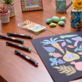 Markery Zdobnicze Akrylowe Sharpie Kolory Ziemi 12 Sztuk  + Zajączek