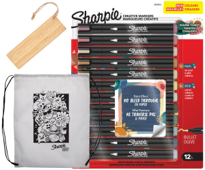 Marker Akrylowy Kreatywny Sharpie Końcówka Stożkowa 12 Sztuk Ciepłe Kolory