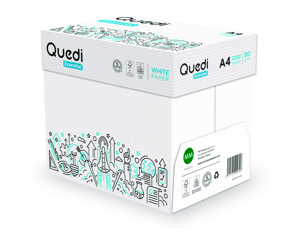 Papier Ksero A4 Quedi Essential 80g Karton 5 Ryz 2500 Arkuszy