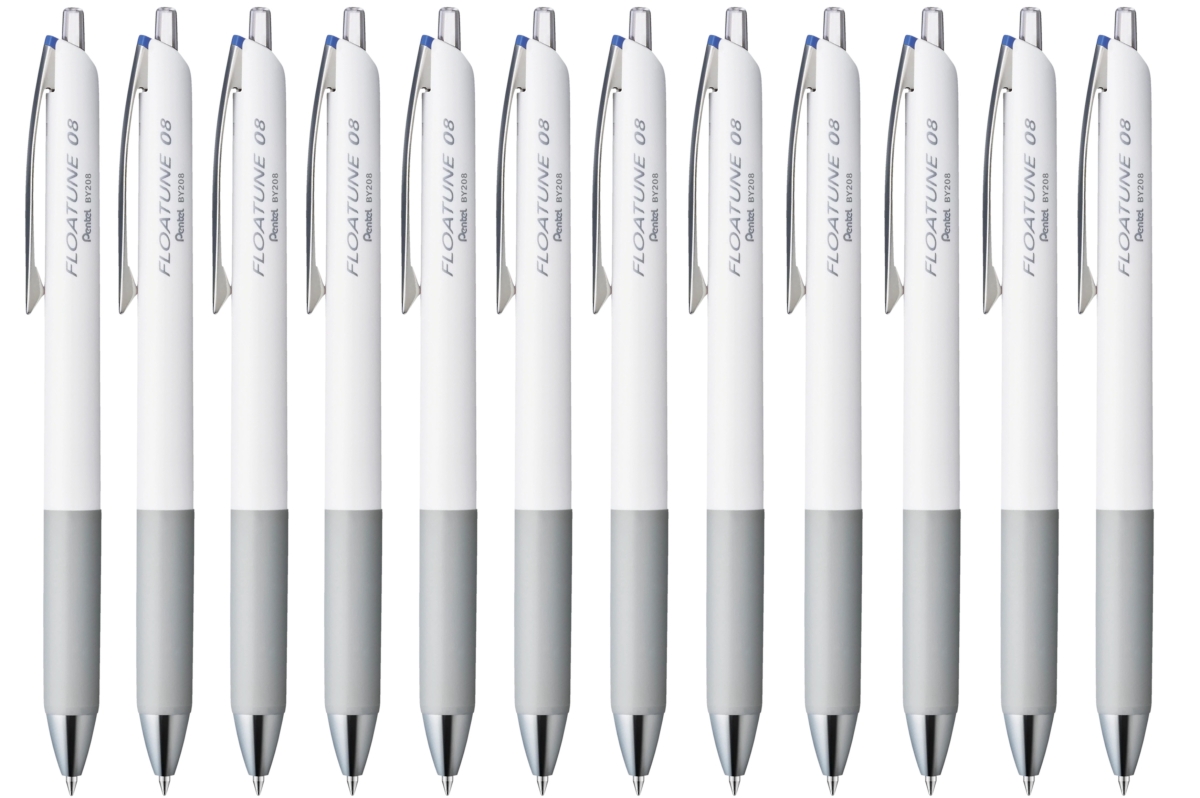 Pióro Kulkowe Pentel Floatune 0,8mm Niebieski BY208AX 12 sztuk Opakowanie