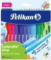 Flamastry Pelikan Colorella C302 24 Różne Kolory Szerokość Linii 0,6mm