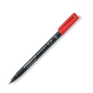 Foliopis Permamentny Lumocolor S313 Czerwony Szerokość Linii 0,4mm