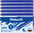 Naboje Do Pióra Pelikan Długie 5 Sztuk Niebieskie Uniwersalne