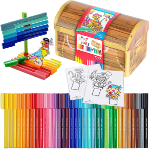 Flamastry Connector Piracka Skrzynia Skarbów Faber Castell 33 Kolory