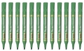 Marker Pentel N860 Ścięty Zielony 12 Sztuk