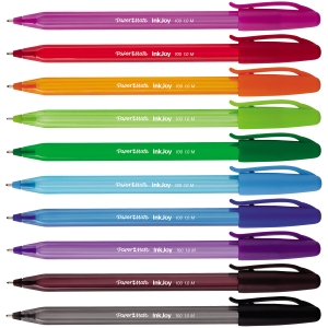 Długopis Paper-Mate Inkjoy 100 Cap 10 Sztuk Zestaw Wielokolorowy Na Blistrze 