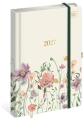 Kalendarz Książkowy 2027 Tygodniowy A5 192 Stron Metallic Flowers Interdruk
