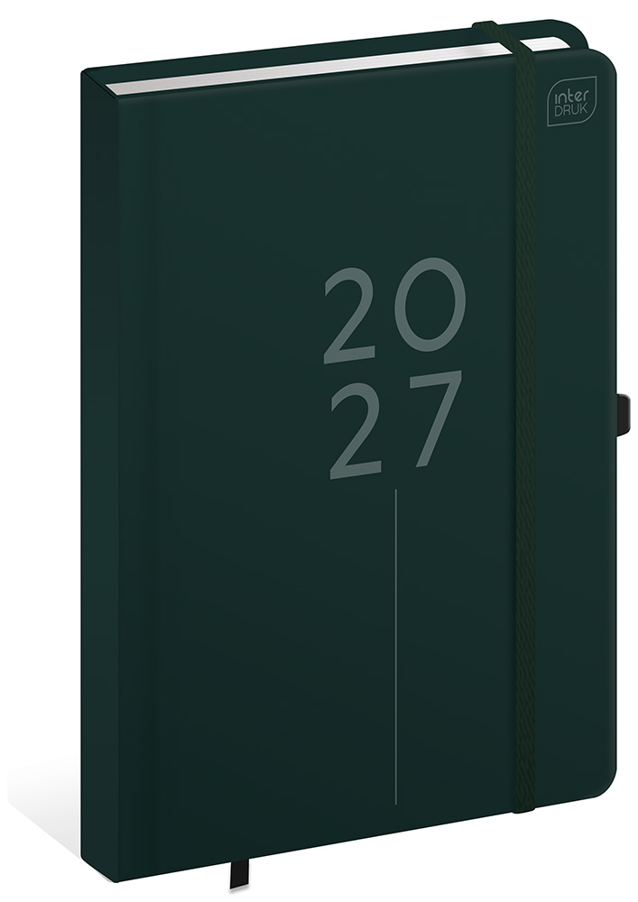 Kalendarz Książkowy 2027 A5 384 Mat+UV "Elegance" Interdruk