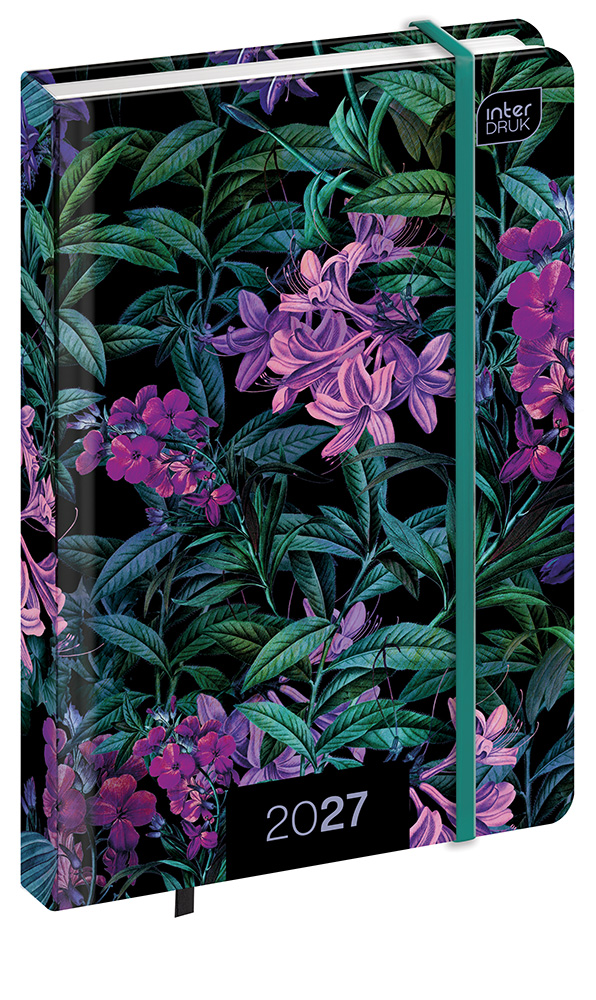 Kalendarz Książkowy 2027 A6 192 Mat+UV "Lilac" Interdruk