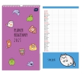 Kalendarz Ścienny 2027 Planner Rodzinny 25x43 cm "Kawaii" Interdruk