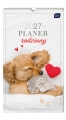 Kalendarz Ścienny 2027 Planner Rodzinny 25x43 cm "Zwierzaki" Interdruk