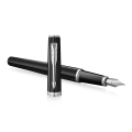 Pióro Wieczne Parker Meridian Czarne Matowe Stalówka F + Etui + Torebka