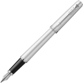 Pióro Wieczne Parker Meridian Chromowane Stalówka F + Etui + Torebka