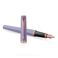 Pióro Wieczne Parker Meridian Liliowe Stalówka F Rose Gold + Etui + Torebka