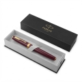 Pióro Wieczne Parker Meridian Czerwone  F Pozłacane + Etui + Torebka
