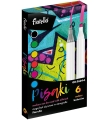 Markery Wymienne Do Aerografu Airbrush Fiorello  6 Kolorów