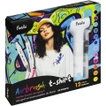 Airbrush Spray Zestaw Do Graffiti Pistolet + Markery Do Tkanin Fiorello